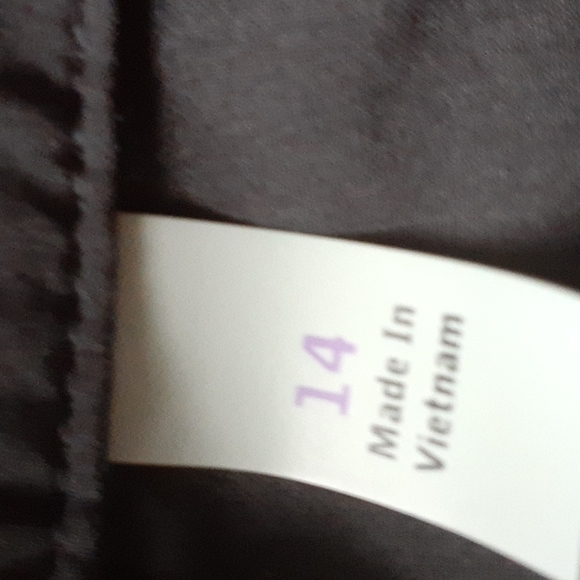 Athleta sz 14 shorts with silver closure and zipper mesh lined pockets - Picture 6 of 8